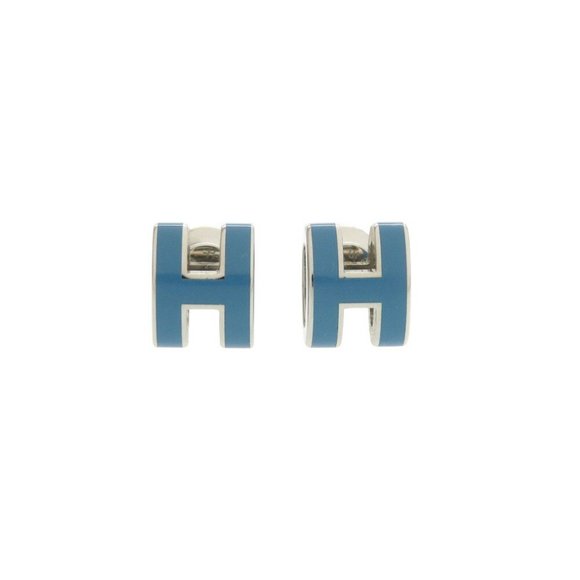 HERMES Blue Earrings - Picture 1 of 5
